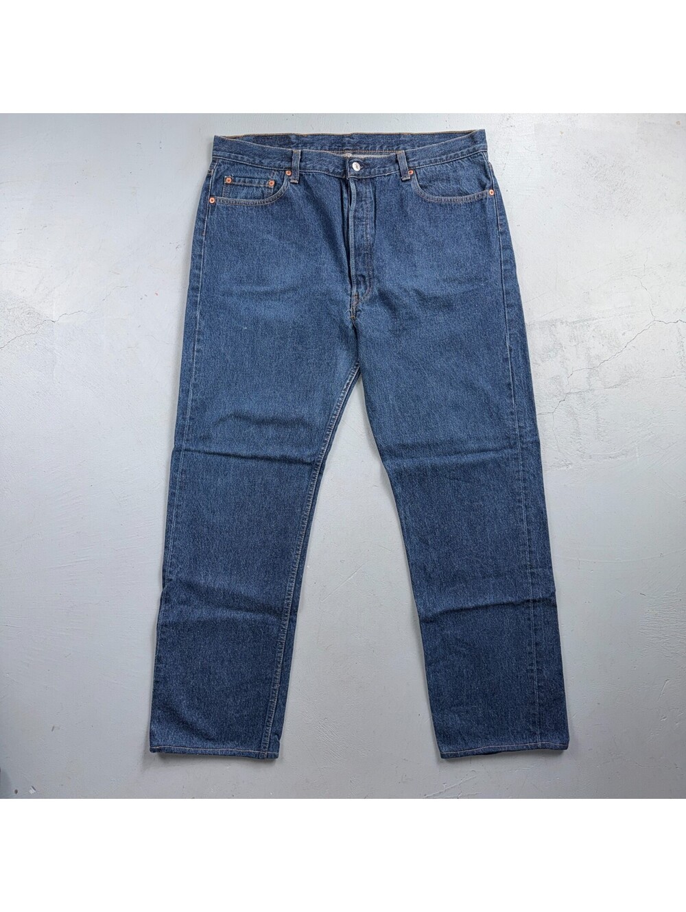 Levis 501 Vintage 80s USA XX Straight Leg Jeans Blue Dark Wash 40x34 Act 38x30